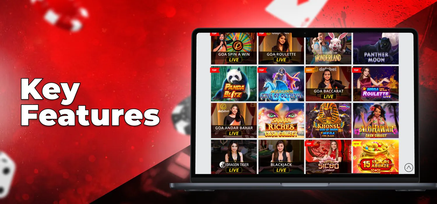 features of Dafabet platform